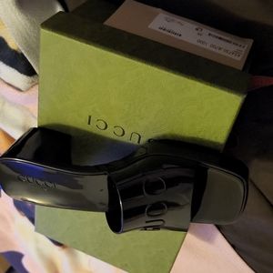 Gucci Sandals SIZE 9 Black